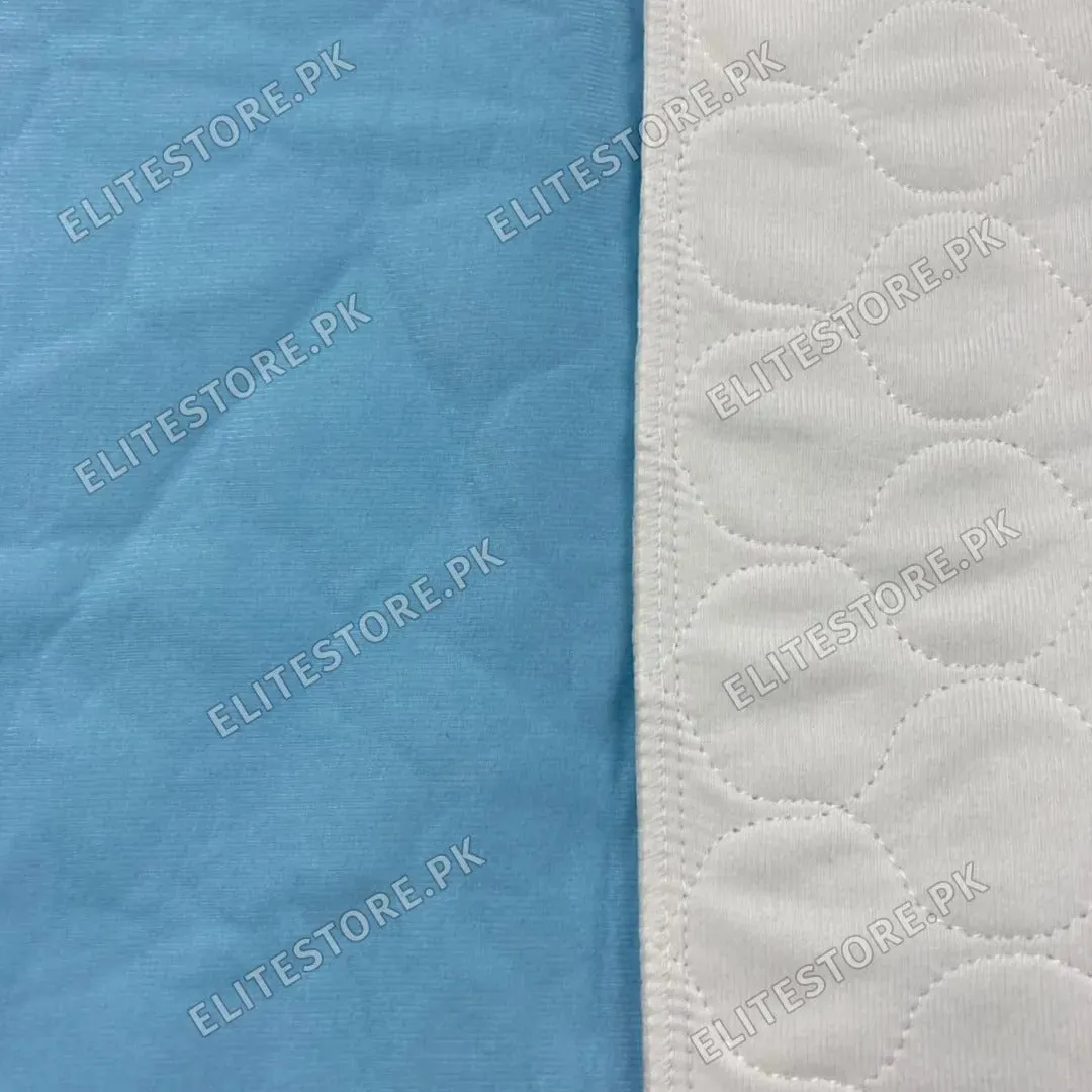 100% Waterproof Ultra Soft Export Quality Kids Under Pad In Sky Blue Color