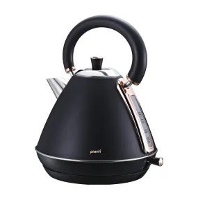 1.7L Rapid Boil Stainless Steel Kettle, Rose Trim - Pronti