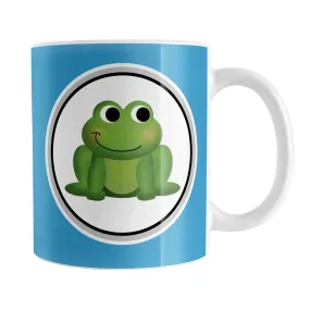 Adorable Blue Frog Mug