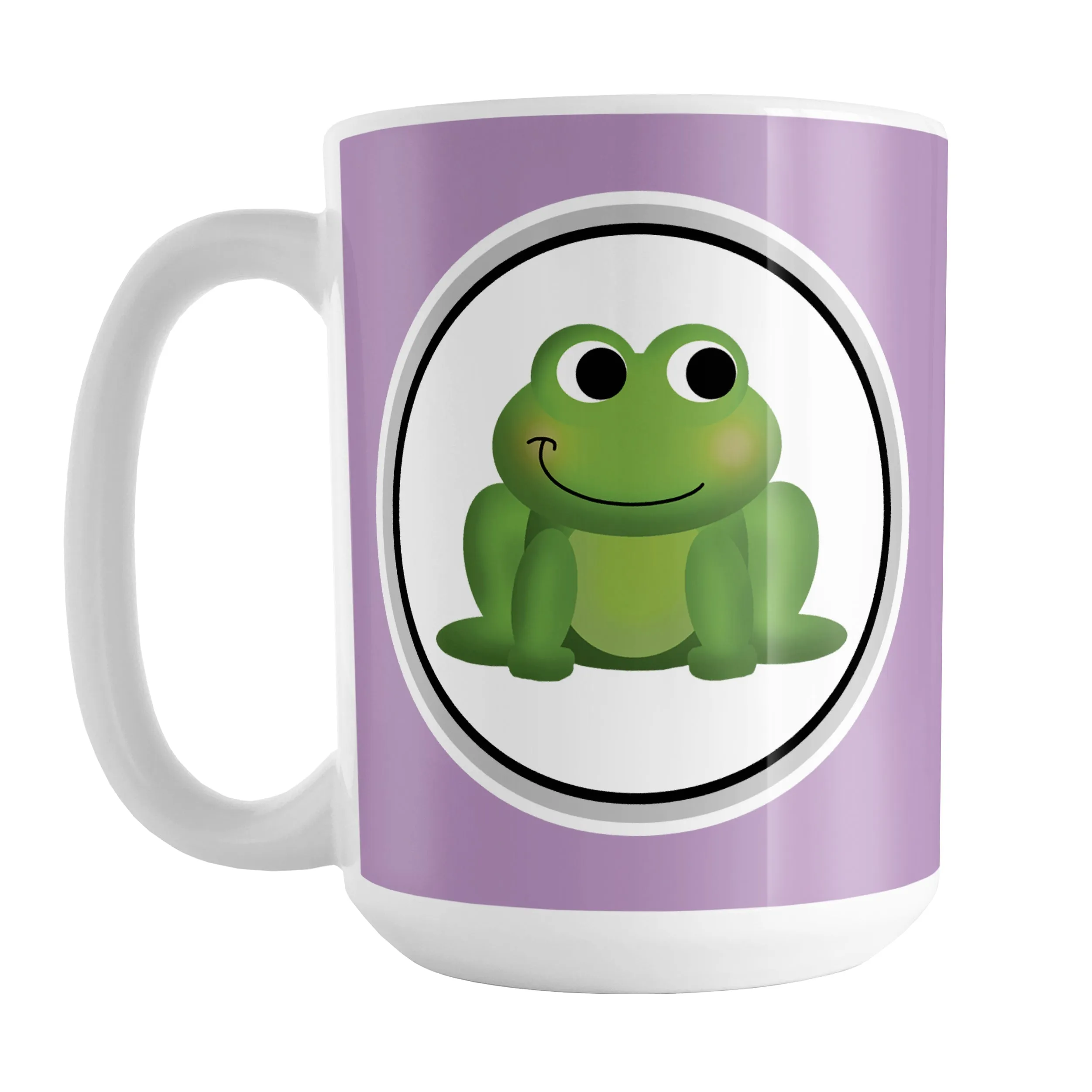 Adorable Purple Frog Mug