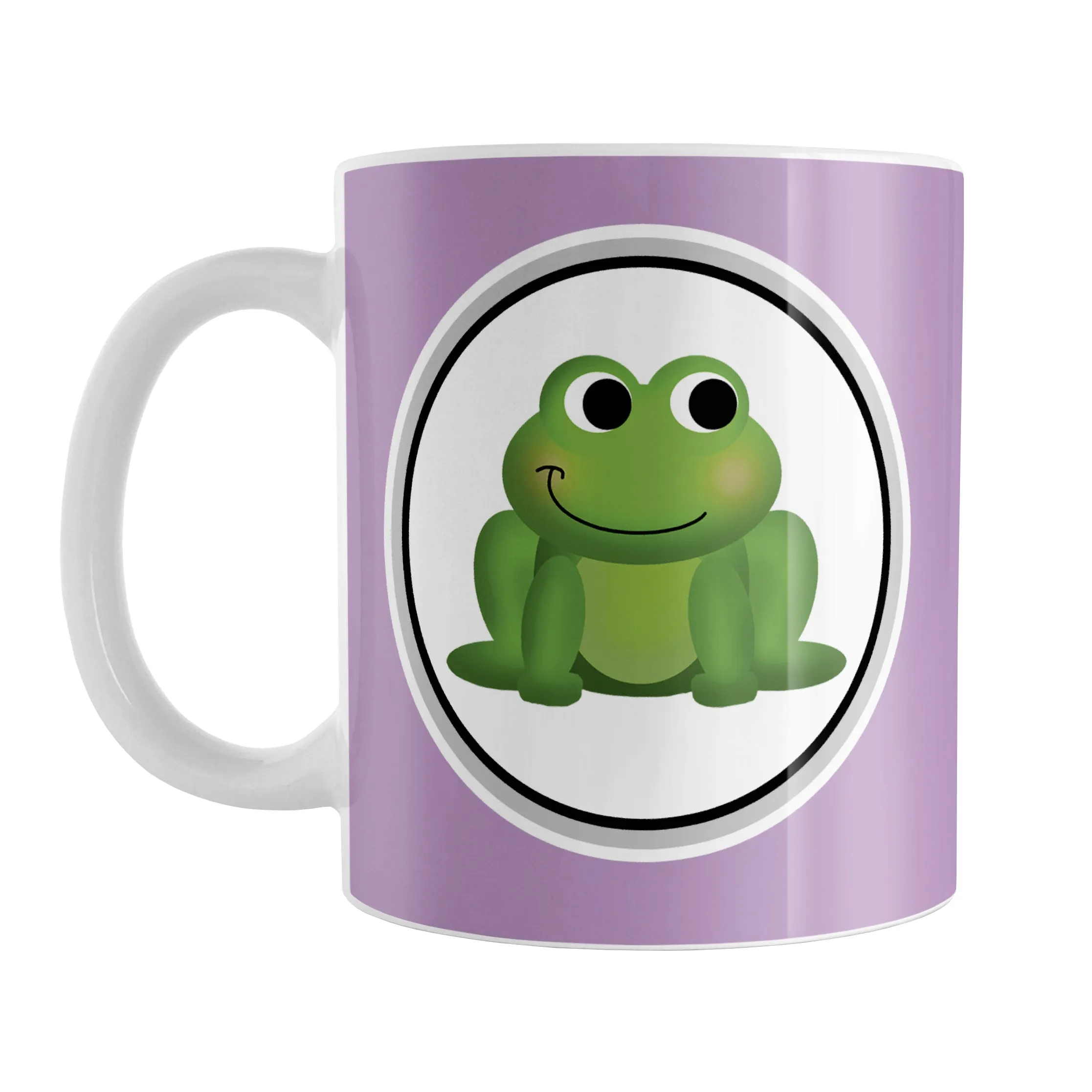 Adorable Purple Frog Mug