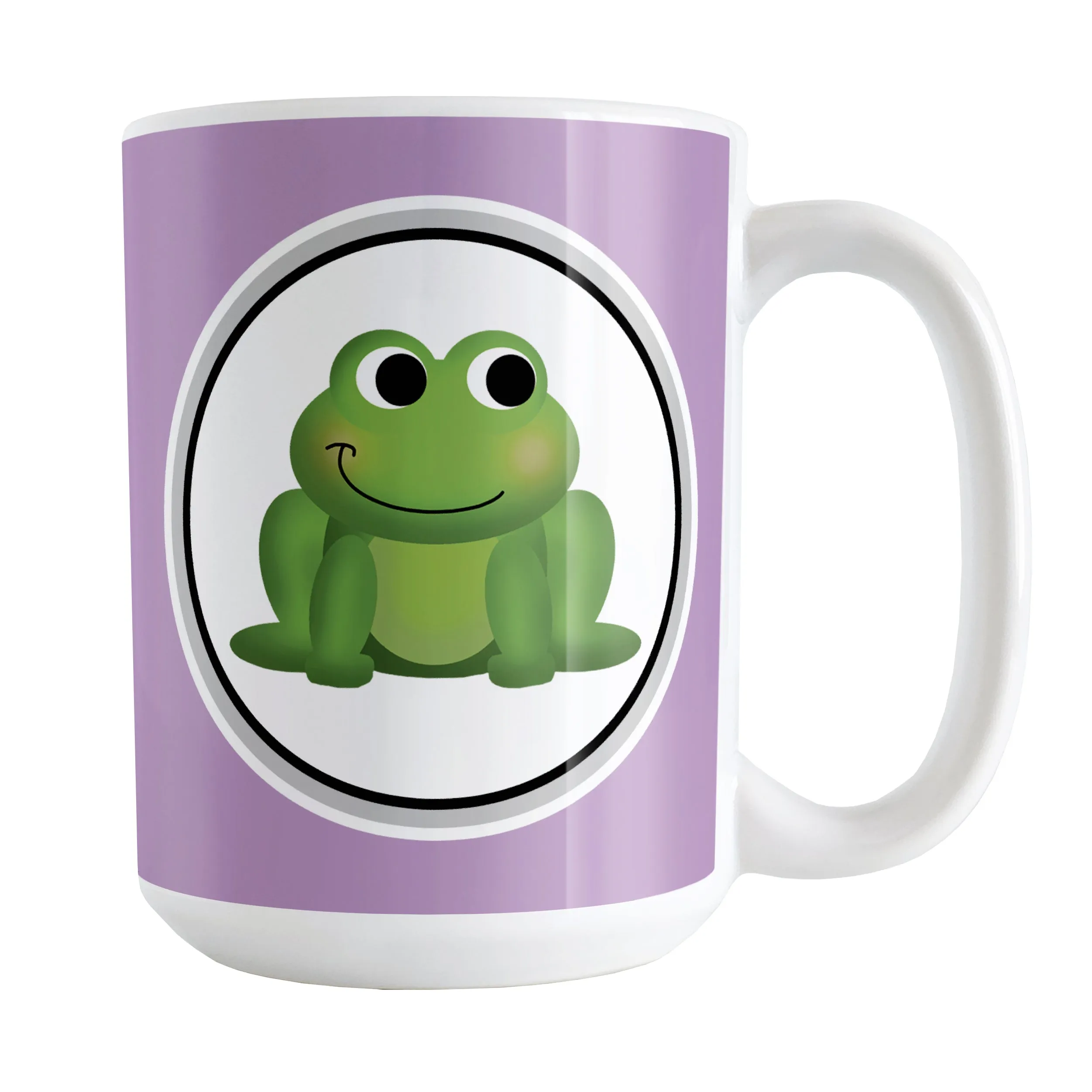 Adorable Purple Frog Mug