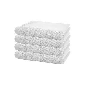 Angove WHITE Hand Towels 4 Pack by Bambury