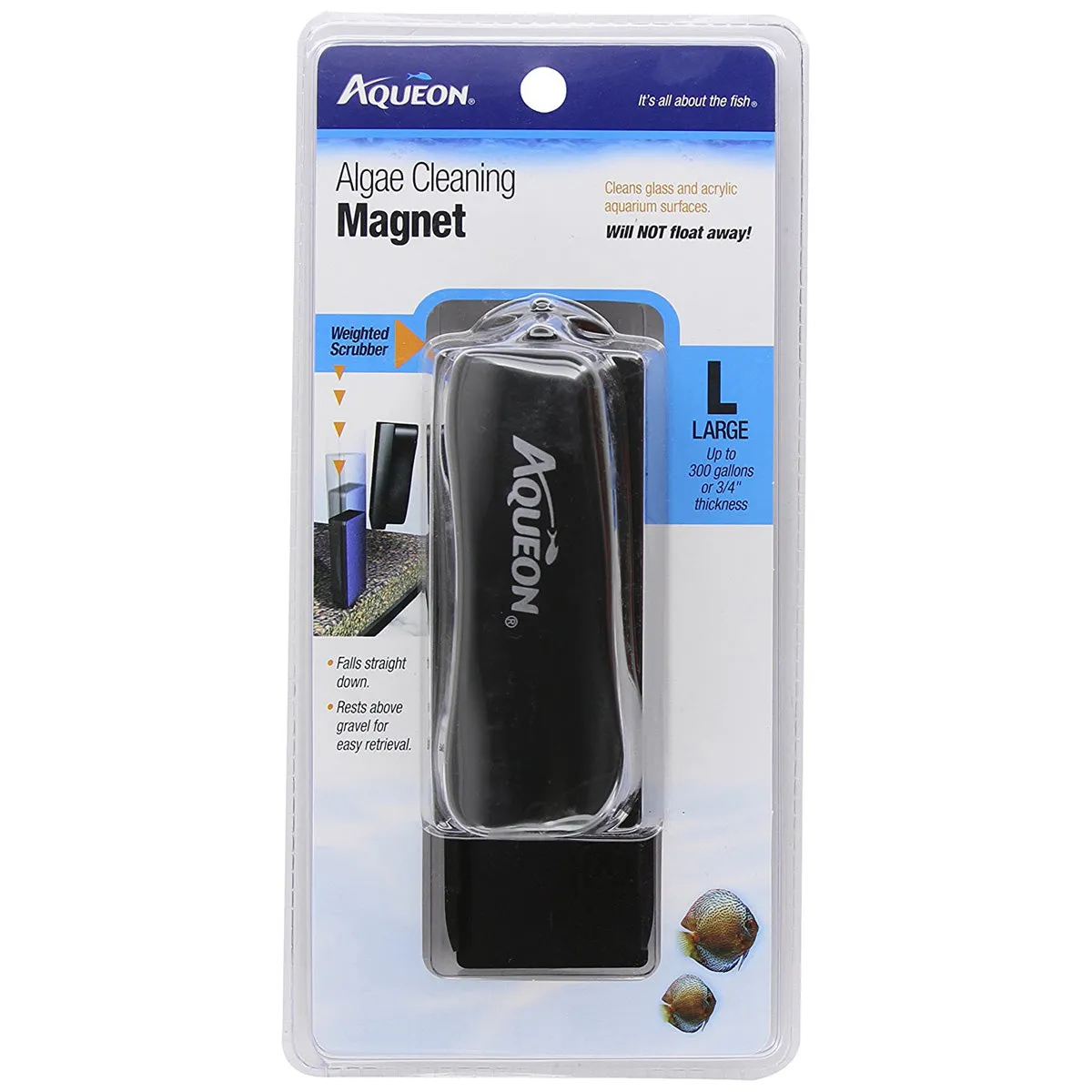 AQUEON - Algae Cleaning Magnet Large - Up to 300 Gallons