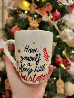 ArtVibes Hand Painted Christmas Mug (per piece)