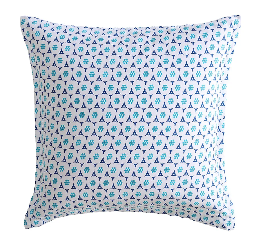 Avalon European Pillowcase Blue