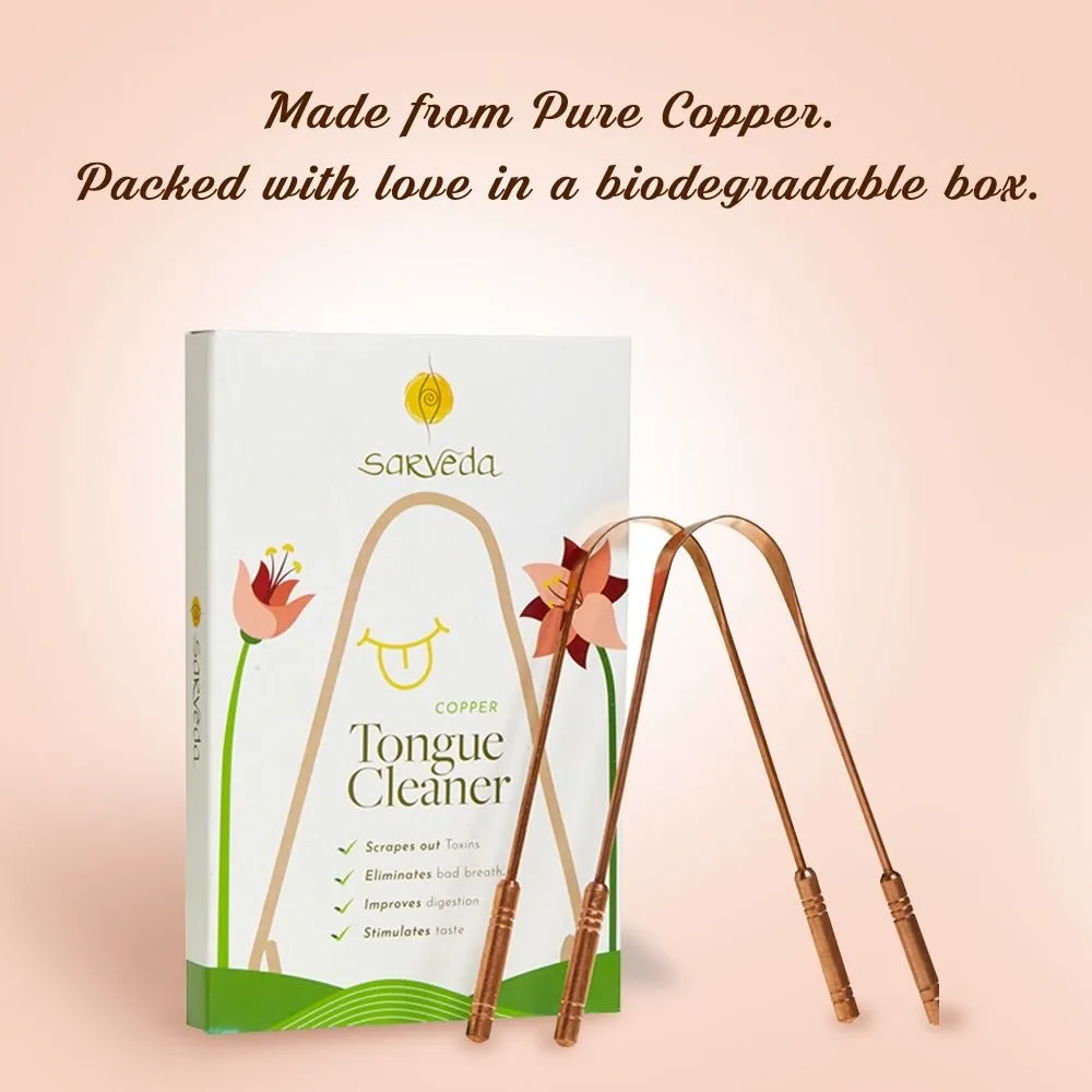 Ayurvedic Copper Tongue Cleaner- Pack of 1