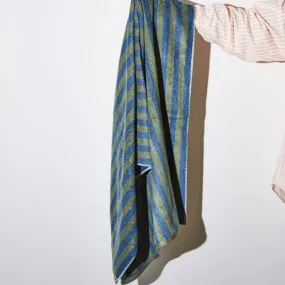 Bath Towel | Olive/Navy Stripe