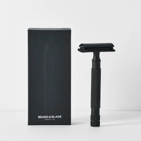 Beard & Blade Classic Safety Razor Long Handle Black