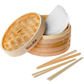 Blauke 2-Tier Bamboo Steamer