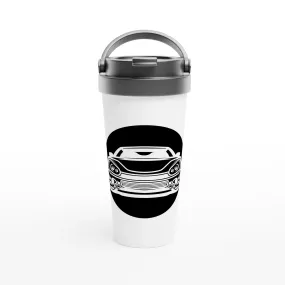 Bold Auto Design Travel Mug for Car Enthusiasts"