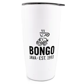 Bongo Java 16 oz Tumbler with Slide Lid (White)