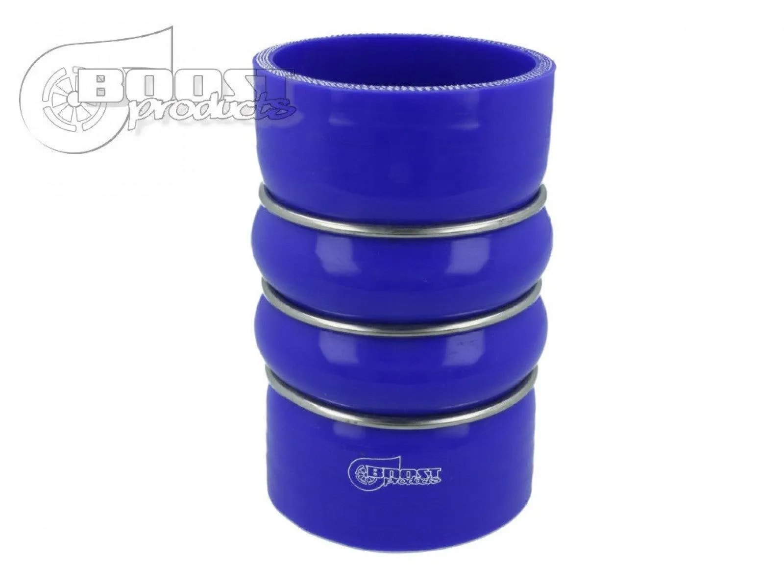 BOOST Products Silicone Coupler with Double Hump, 102mm (4") ID, Blue