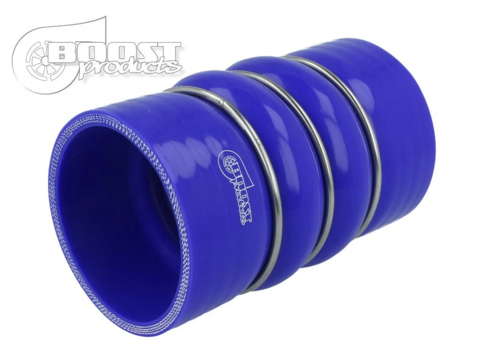 BOOST Products Silicone Coupler with Double Hump, 102mm (4") ID, Blue