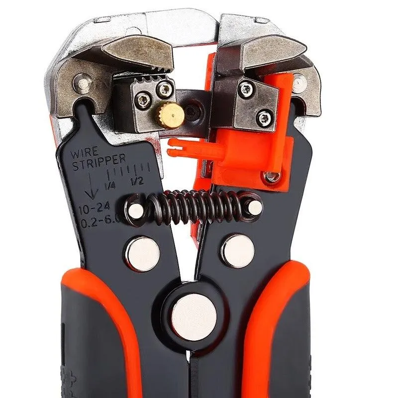 Cable Wire Stripper Cutter Crimper Automatic Multifunctional TAB Terminal Crimping| AWG24-10 0.2-6.0mm2