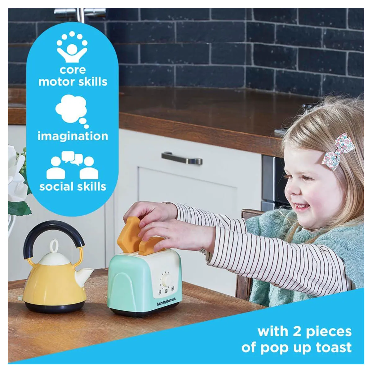 Casdon Morphy Richards Toaster & Kettle Set Roleplay Toy