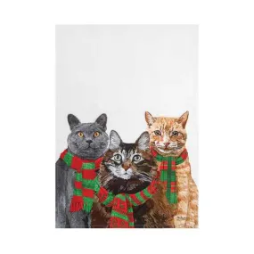 Cats Christmas Towel