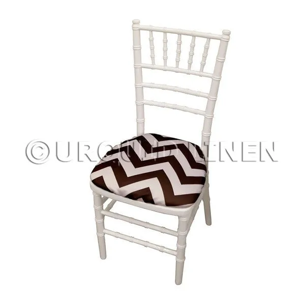 Chevron Print (Lamour) Chair Pad Cover