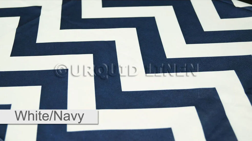 Chevron Print (Lamour) Chair Pad Cover