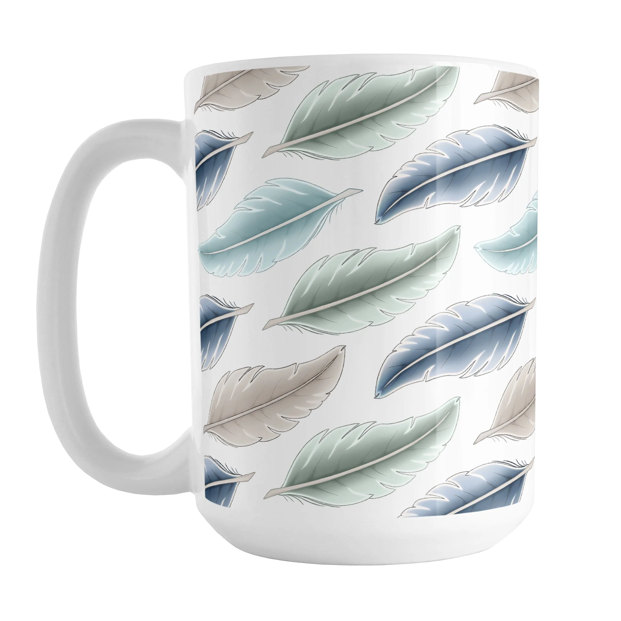 Coastal Feathers Mug