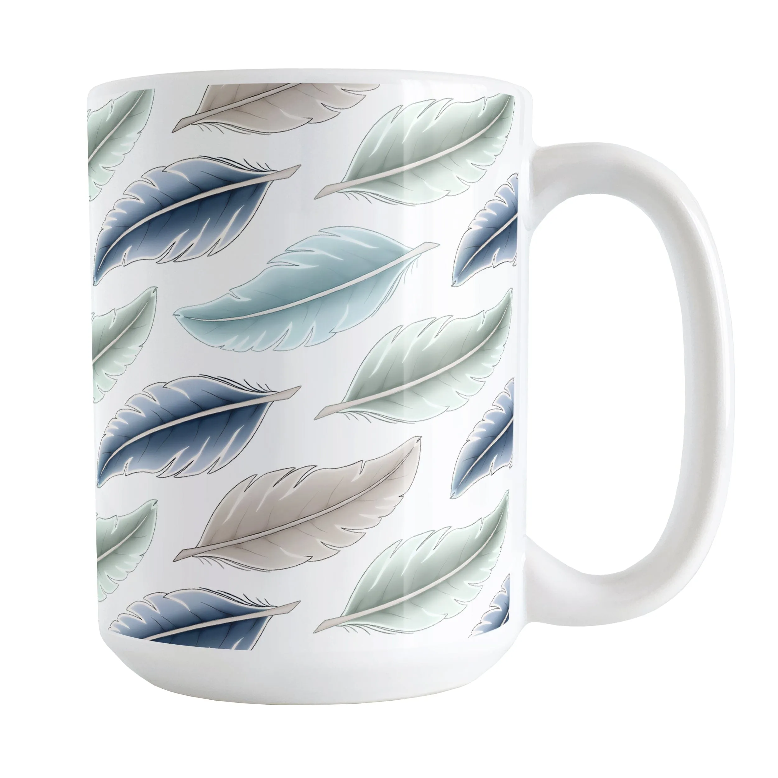 Coastal Feathers Mug