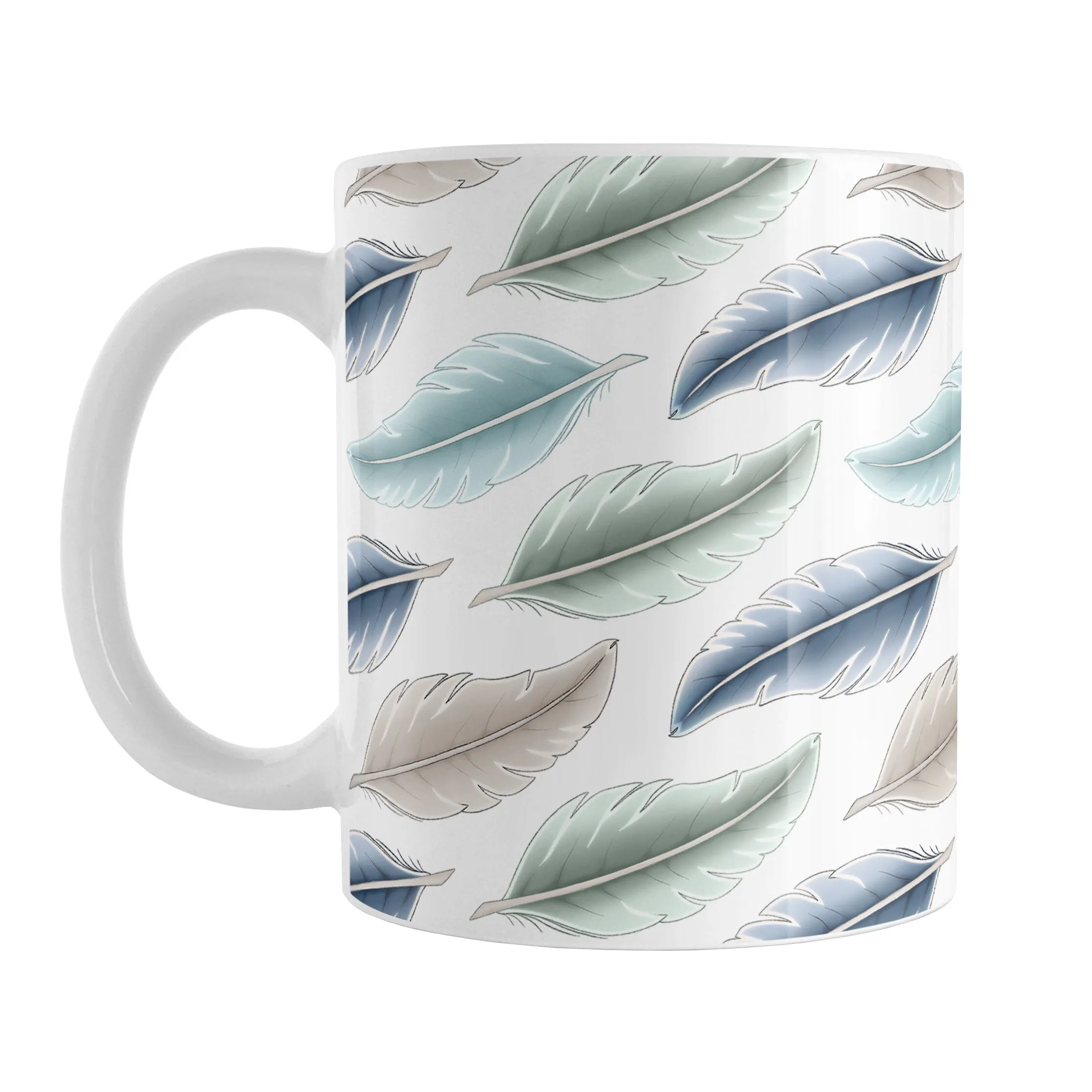 Coastal Feathers Mug