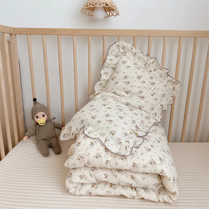 Cotton Muslin Quilted Baby Blankets