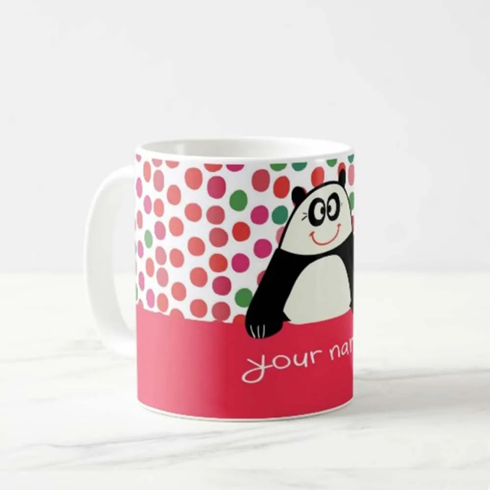 Customized Mug Photo Printing - Black Panda