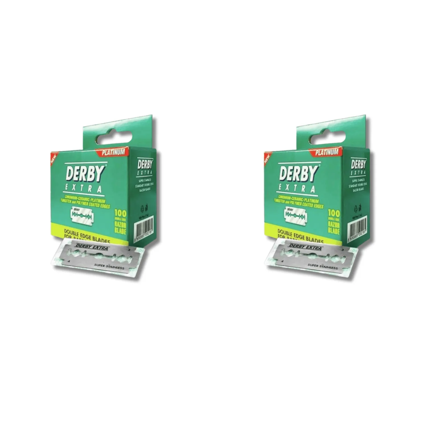 Derby Extra Mini Double Edge Razor Blades 100 Ct