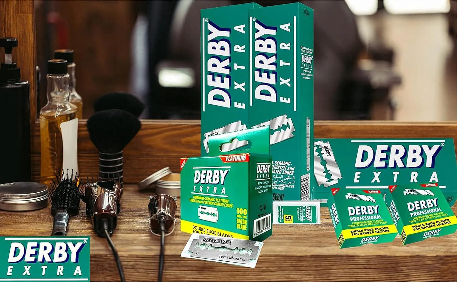 Derby Extra Mini Double Edge Razor Blades 100 Ct