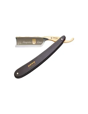 Dovo - "Bergischer Löwe" Straight Razor, Ebony Wood Handle, Spanish Point, 6/8"