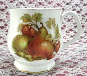 Fall Fruit And Nuts English Mug Bone China Mayfair England