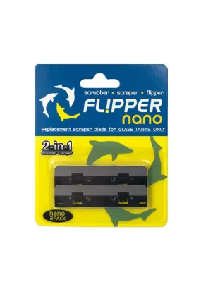 Flipper Nano Stainless Steel Replacement Blades for Glass Tanks