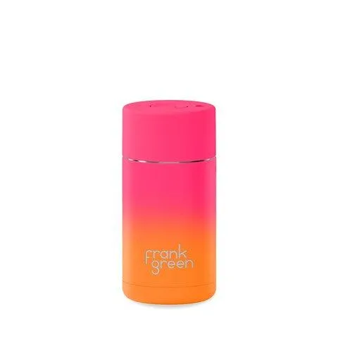 Frank Green 12oz Reusable Cup Gradient Summer Sunset with Push Button Lid