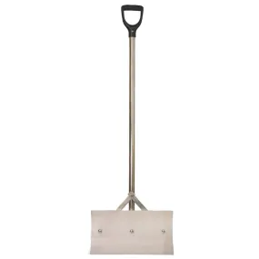 Gemplers Steel D-Handle Poly Scraper, 18"x10"