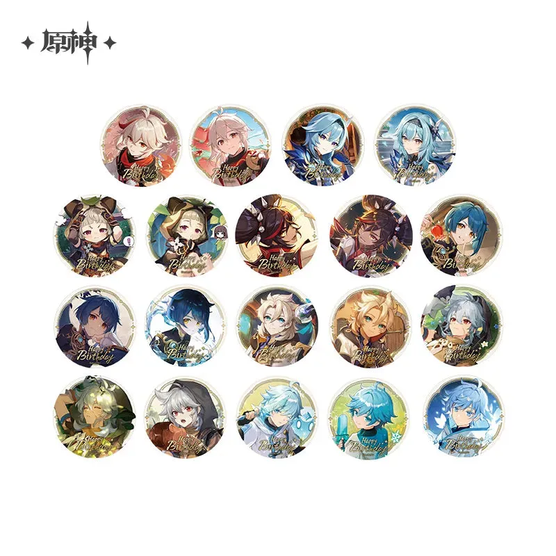 Genshin Impact Fateful Day Series Birthday Badge Vol 4