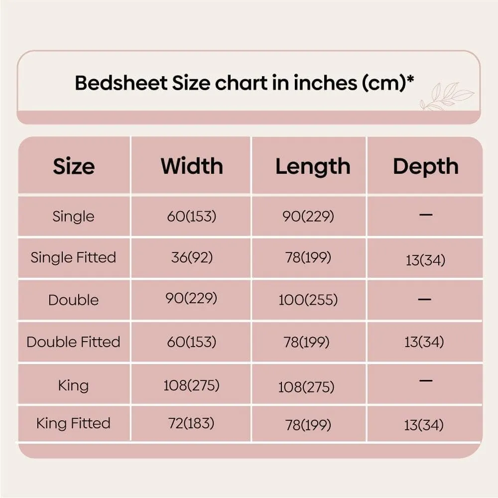 haus & kinder 100% Cotton Bed Sheet for King Size Bed, 1 King Size Bedsheet Cotton (108 X 108 Inches) with 2 Pillow Covers | 186 TC Bedsheet for Double Bed King Size| Teal