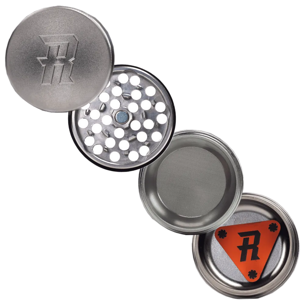 Herb Ripper Stainless Steel Grinder (4-piece)