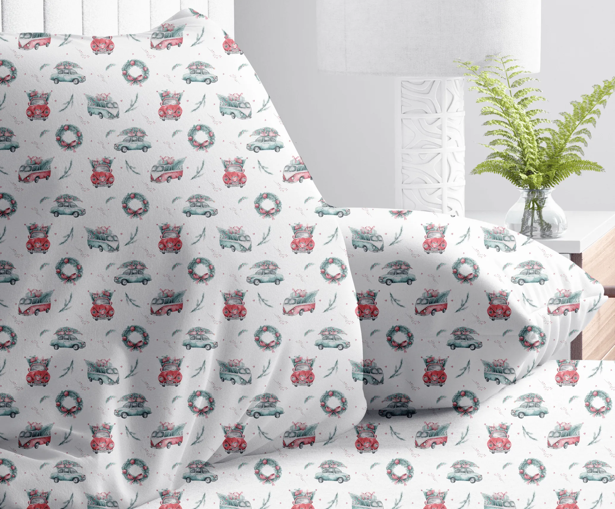 Holiday Classics Vintage Cars - 100% Bamboo Bedding