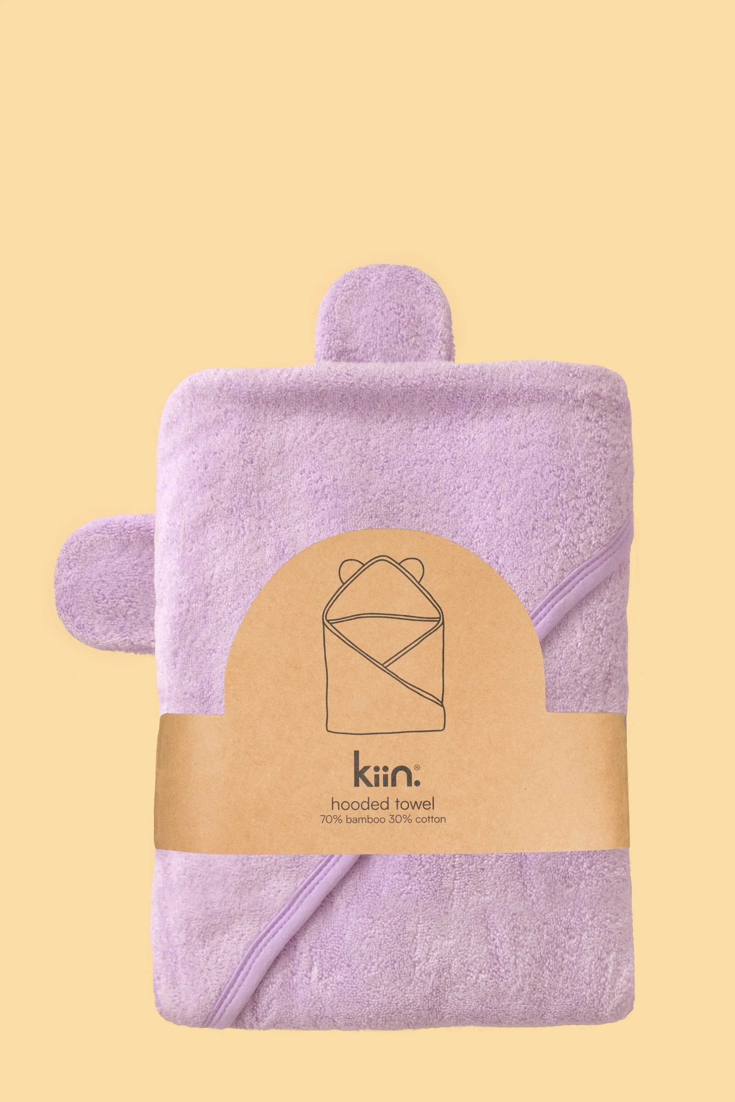 Hooded Towel - Lilac