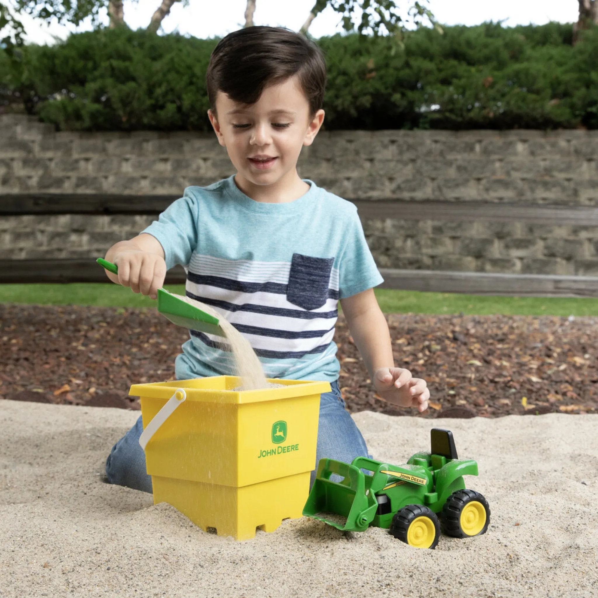 John Deere Sandbox 3 Piece Set Farm