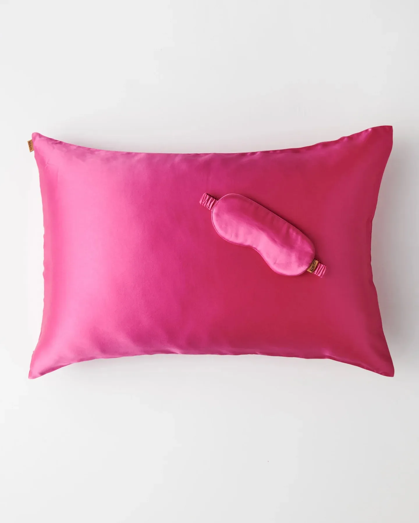 Kip & Co Perfect Pink Silk Pillowcase