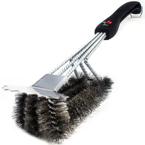 Kona's Top Rated Grill Brush & Scraper - Stainless Steel