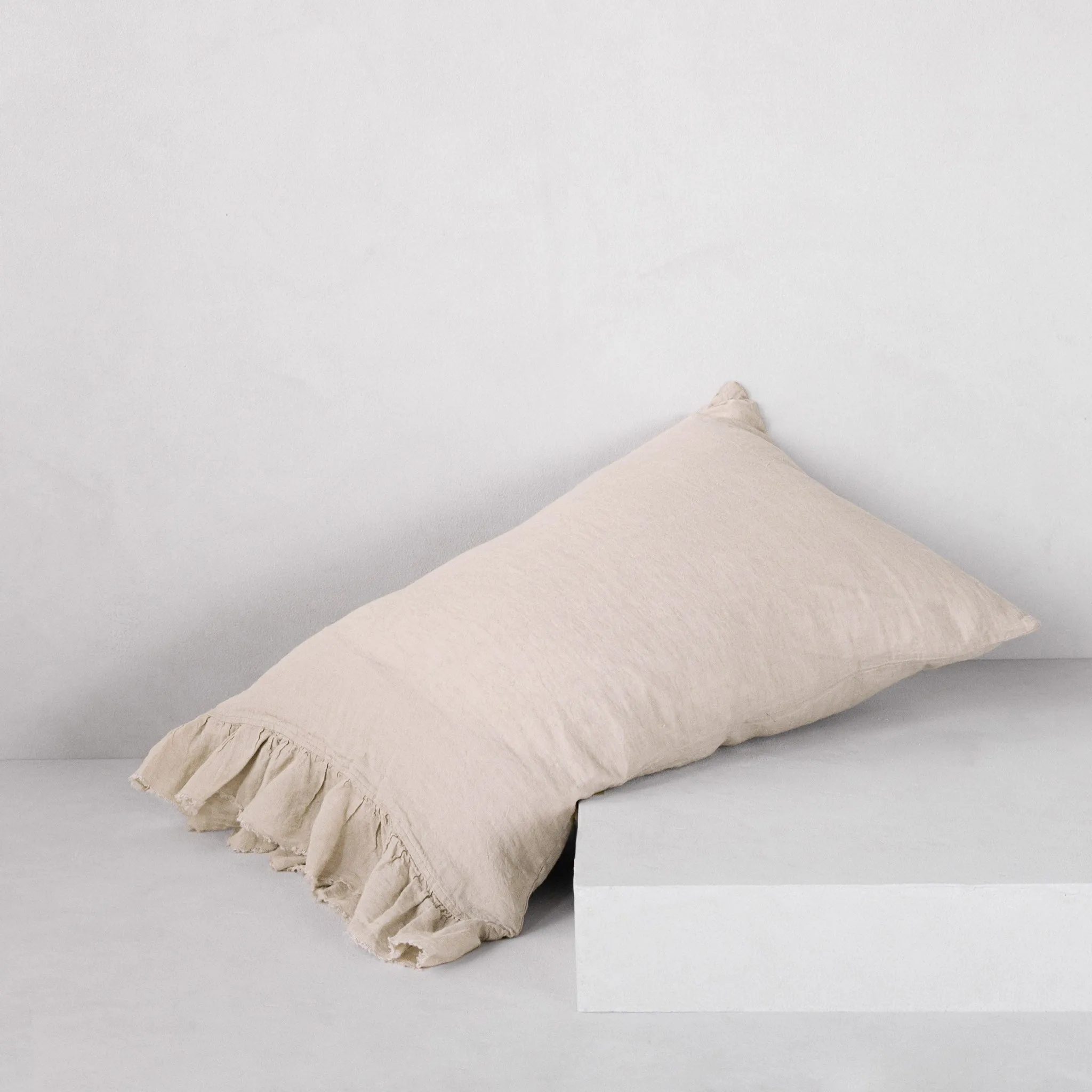 Kristine Linen Pillowcase - Sable