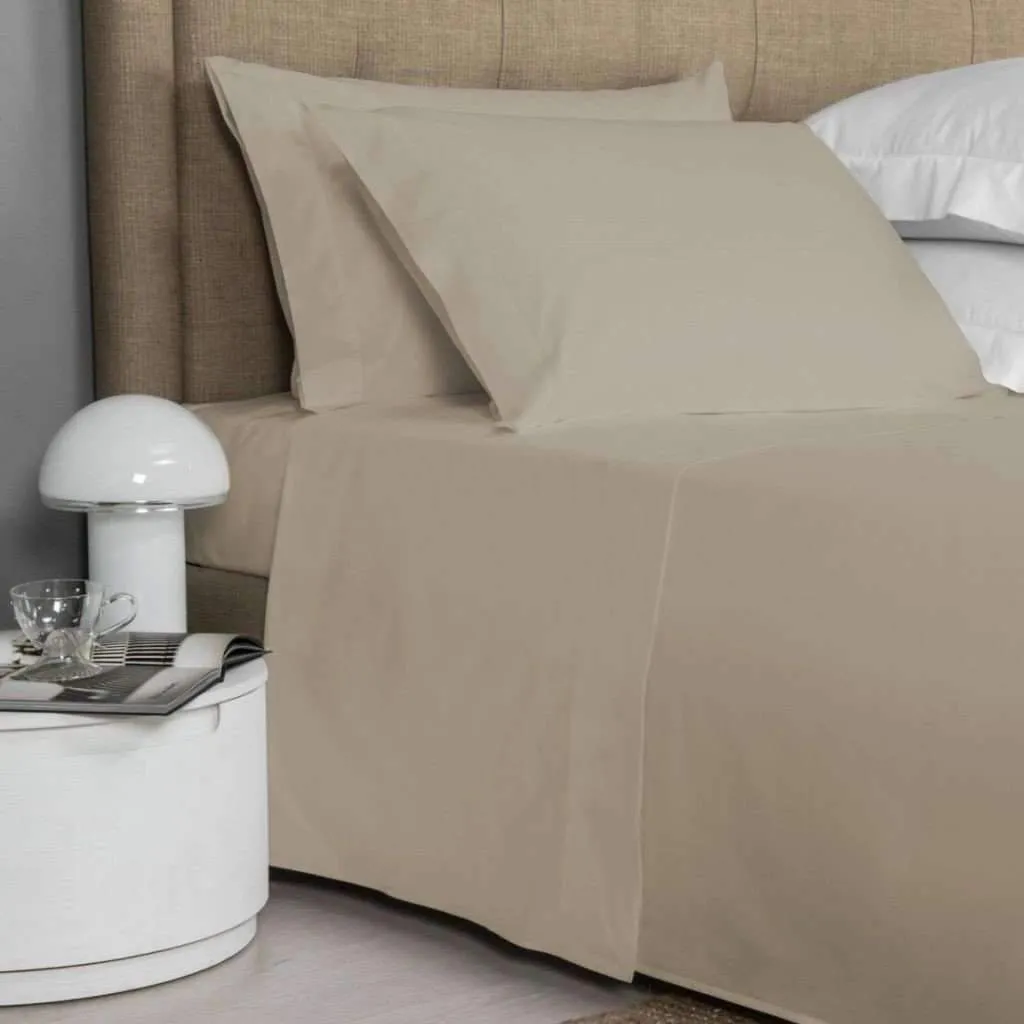 Lauren Taylor - T200 Cotton Sheet Set, Taupe