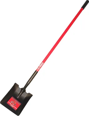 Long Handle Square Point Shovel Fiberglass Handle