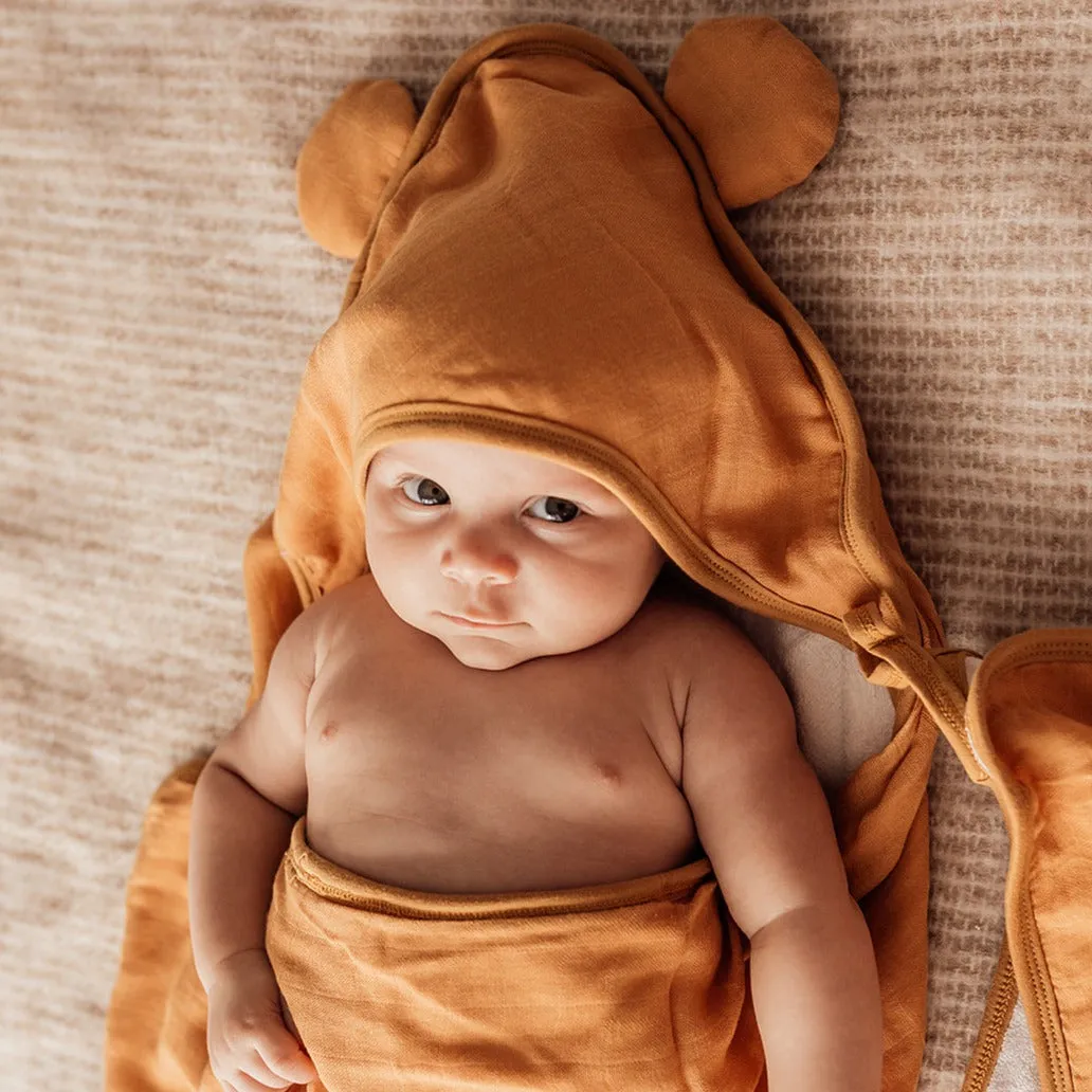 Maple Hooded Bath Towel Set