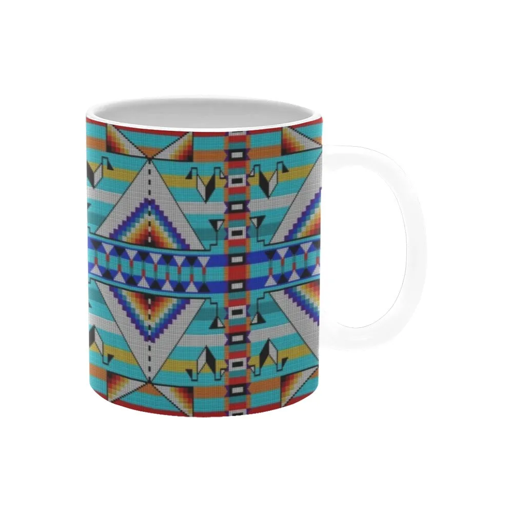 Medicine Blessing Turquoise White Mug(11OZ)