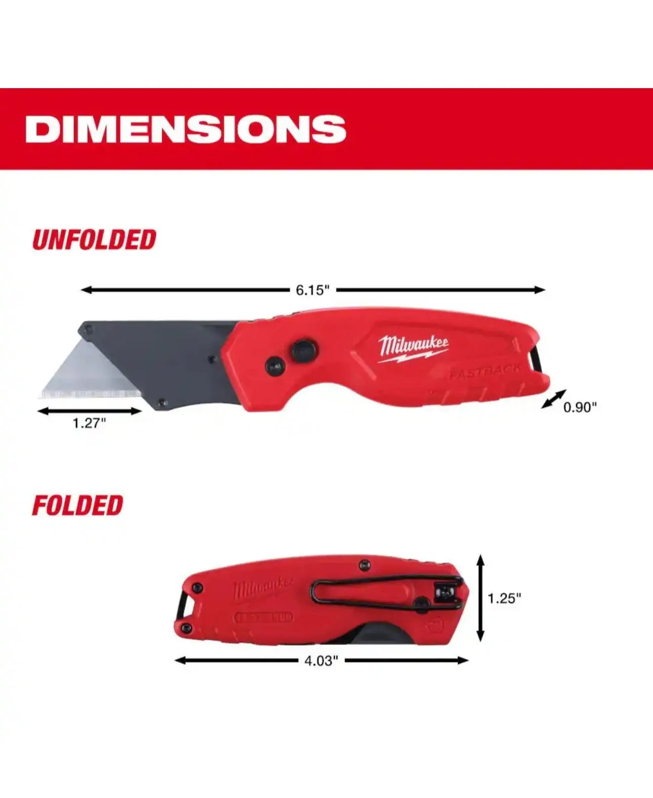 Milwaukee Fastback Compact Utility Cutting Tool (3-Pack)