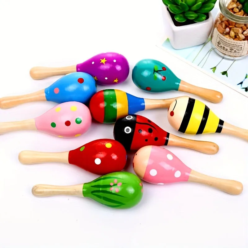 Mini Wooden Sand Hammer Percussion for Music Education